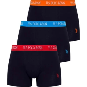 U.S. Polo Assn. Erkek Lacivert 3'lü Boxer