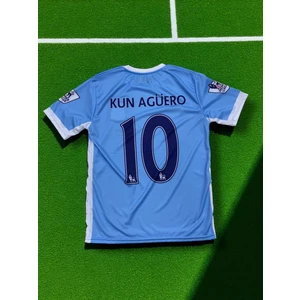 North Stand Nostaljik Efsane Sergio Aguero Man City Forması