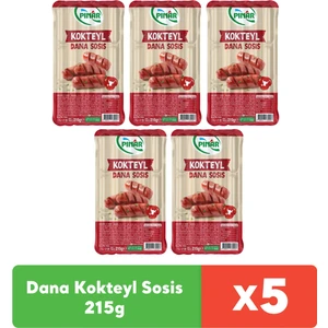 Dana Kokteyl Sosis 215g x 5 adet