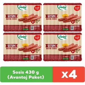 Dana Sosis 430 g (Avantaj Paket) x 4 adet