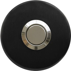 Siyah Paslanmaz Tek Kontak  Zil Butonu