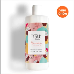 The Bath Factory Hindistan Cevizli Nemlendirici Duş Jeli 400 ml Tropikal Ferahlık ve Cilt Besleyici