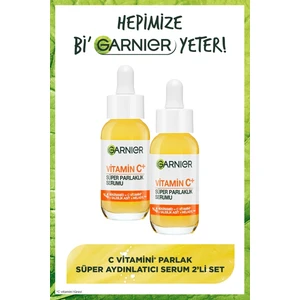 2'li Garnier C Vitamini Parlak Süper Aydınlatıcı Serum Seti