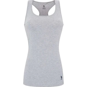 U.S. Polo Assn. Kadın 66001 Gri Melanj Sporcu Atlet