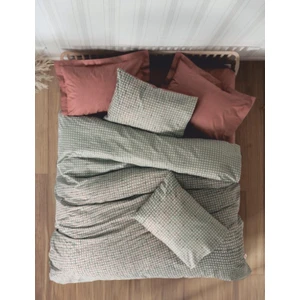 Cotton Box Petite Tek Kişilik Lastikli Çarşaflı Mote Kiremit Nevresim Takımı