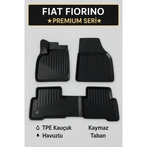 Fiat Fiorino Uyumlu 3D Oto Paspas Havuzlu - Fiorino Paspas