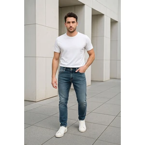 Banny Jeans Erkek Boru Paça Jean Pantolon Mavi
