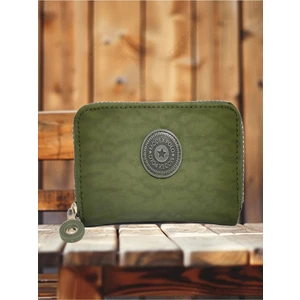 Kadın Kırınkıl Kumaş Fermuarlı Şık Spor Cüzdan