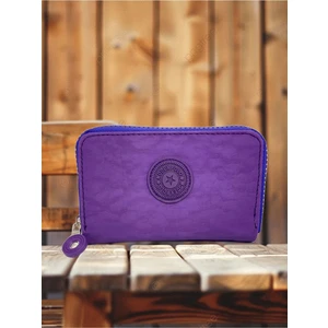 Kadın Kırınkıl Kumaş Fermuarlı Şık Spor Cüzdan