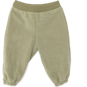 Hellobaby Erkek Bebek Basic Pantolon Polar Ribanalı Paça Koyu Gri