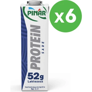 Sade Protein Süt 1l, 52G Protein, Laktozsuz x 6 Adet