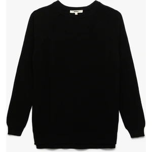 Uzun Kollu Bisiklet Yaka Triko Kazak