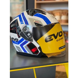 Evo Çenesiz Kask Ece Belgeli Güneş Vizörlü