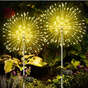 güneş enerjili 200 led sarı renk  led bahçe aydınlatma solar bahçe süsü sge1003