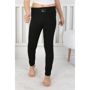 E Çocuk Basic Kız Çocuk Fitilli Tayt - 8001SB