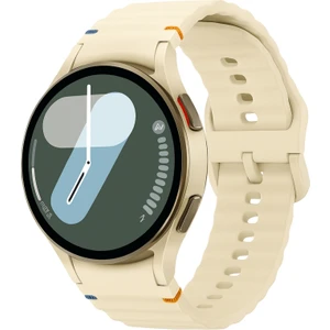 Samsung Watch 46MM Gear S3 22MM Honor Magic 2 46MM Kordon Dekoratif Örgü Çizgili Spor Silikon Kayış