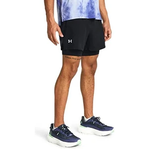 Under Armour Ua Launch 5'' 2-In-1 Shorts Erkek Koşu Şortu 1382640-001 Siyah