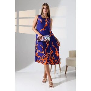 Yazlık Askılı Viskon Elbise 2691