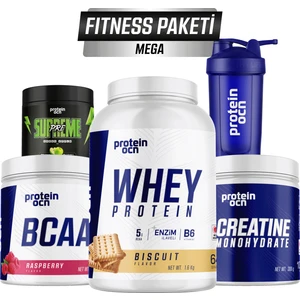 Mega Fitness Paketi  Bisküvi  Ahududu