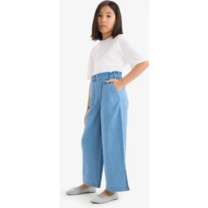 Kız Çocuk Culotte Geniş Paça Jean Pantolon D7102A825SM