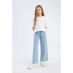 Kız Çocuk Wide Leg Geniş Bol Paça Jean Pantolon D7092A825SM
