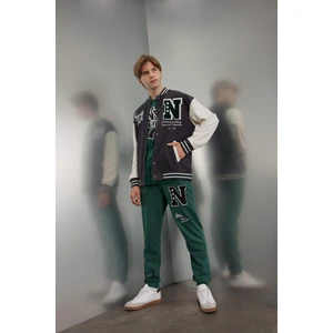 Erkek Çocuk Beli Paçası Lastikli Baskılı Jogger Okul Eşofman Altı C7228A824AU