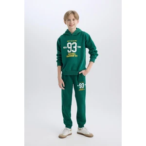 Erkek Çocuk Baskılı Beli Paçası Lastikli Cepli Jogger Eşofman Altı D2146A824WN