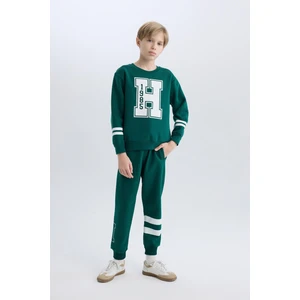 Erkek Çocuk Baskılı Beli Lastikli Jogger Eşofman Altı D4478A824WN