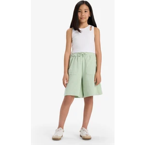 Kız Çocuk Beli Lastikli Basic Düz Şort B0847A825HS