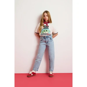 Kız Çocuk Paperbag Dar Paça Jean Pantolon D9696A825SP
