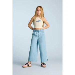 Kız Çocuk Culotte Geniş Paça Jean Pantolon D7102A825SM