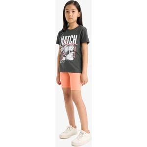 Kız Çocuk Kısa Boy Tayt B5591A825SM