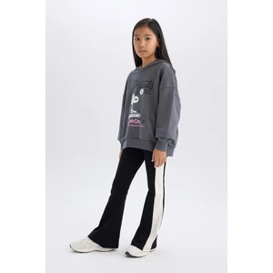 Kız Çocuk Standart Boy İspanyol Paça Basic Düz Tayt D3888A824WN
