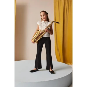 Kız Çocuk Flare Fit Yırtmaçlı Pantolon B6893A825SM