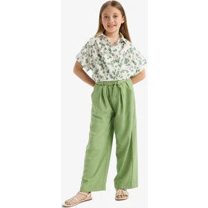 Kız Çocuk Wide Leg Geniş Paça Pantolon C0273A824SM