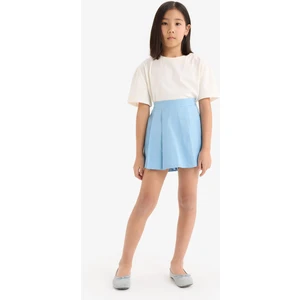 Kız Çocuk Gabardin Pileli Şort Etek E2648A825SM