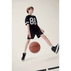 Erkek Çocuk Beli Lastikli Baskılı Şort F2417A825HS