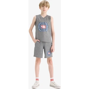 Erkek Çocuk NBA Wordmark Beli Lastikli Şort E4854A825SM