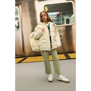 Kız Çocuk Straight Fit Düz Geniş Bol Paça Cepli Pamuklu Pantolon C7472A824AU