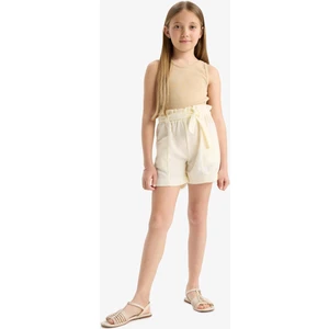 Kız Çocuk Cepli Paperbag Şort C0266A824SM
