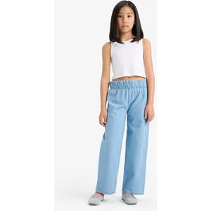 Kız Çocuk Wide Leg Jean Pantolon E6689A825SM