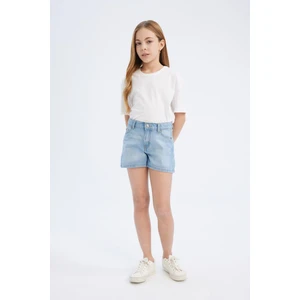 Kız Çocuk Jean Şort B5037A825SM