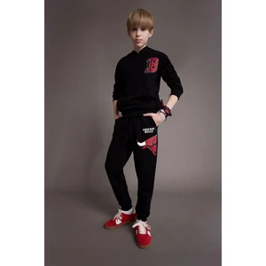 Erkek Çocuk NBA Chicago Bulls Beli Paçası Lastikli Jogger Eşofman Altı D8016A824WN