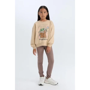 Kız Çocuk Standart Boy Baskılı Tayt D6550A824WN