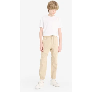 Erkek Çocuk Lastikli Paça Basic Düz Gabardin Jogger Pantolon B6713A825SM