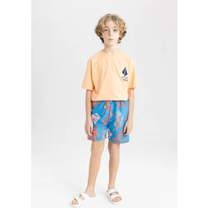 Erkek Çocuk Desenli Deniz Şortu