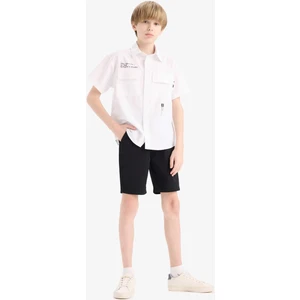 Cepli Basic Düz Gabardin Şort Erkek Çocuk C2955A825SM