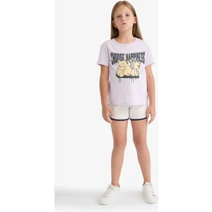 Kız Çocuk Beli Lastikli Basic Düz Şort B5164A825HS