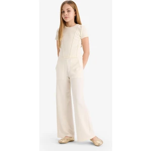 Kız Çocuk Wide Leg Geniş Bol Paça Beli Lastikli Eşofman Altı C1180A825SM