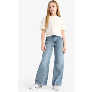 Kız Çocuk Straight Wide Jean Pantolon F3150A825SM